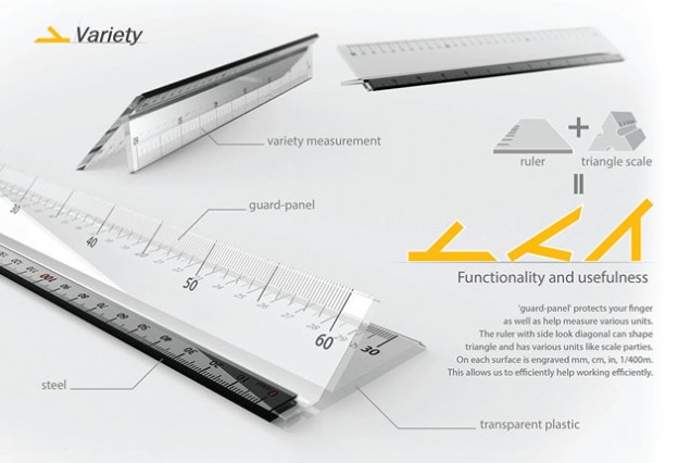 Cooler Ruler A Cooler Ruler | Yanko Design